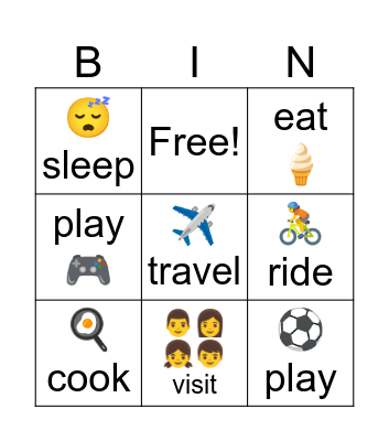 what are you going to do? Bingo Card