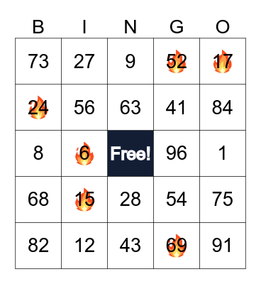 Alice in borderland ten of clubs bingo Card