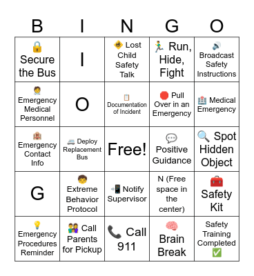 Staff Development Day CYP Bingo Card