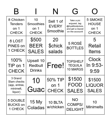 MEMORIAL WEEKEND BINGO Card
