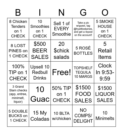 MEMORIAL WEEKEND BINGO Card