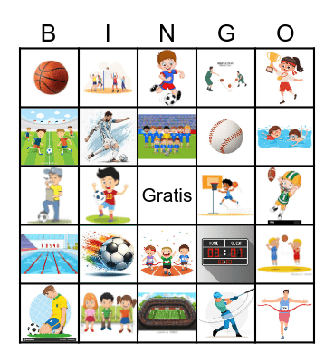 Los Deportes Bingo Card