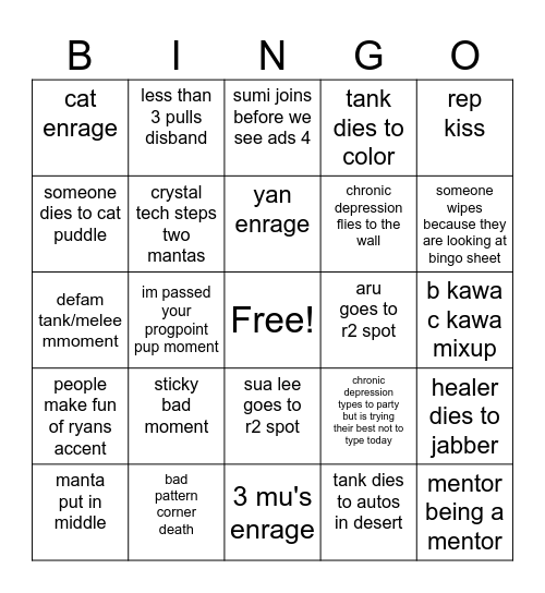 m6s boogaloo Bingo Card