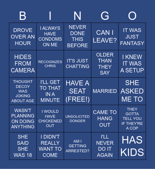 WIFEY'S TCAP BINGO CARD Bingo Card