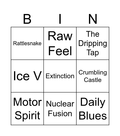 Lisbon n1 Bingo Card