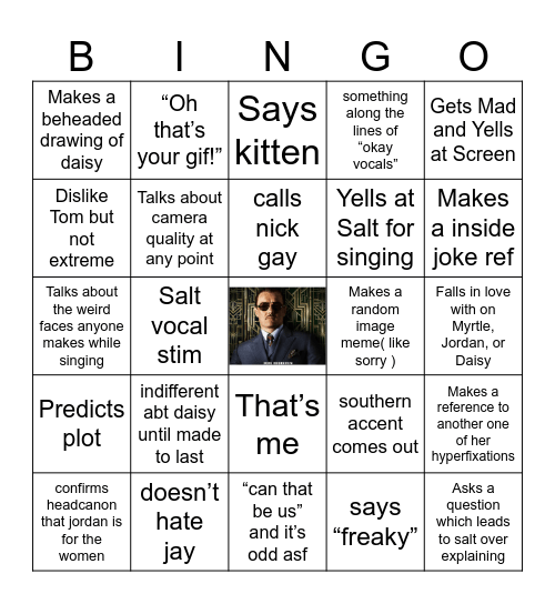 Saltstaceyingo Bingo Card