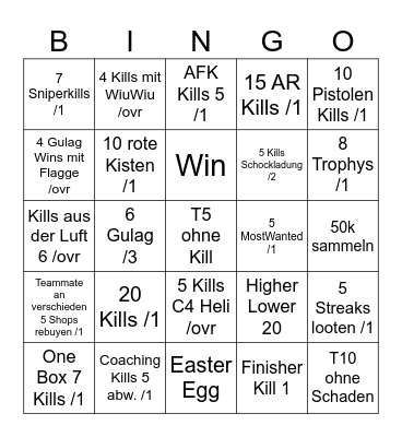 eduard x mafii Bingo Card