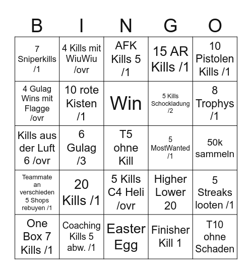 eduard x mafii Bingo Card