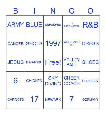 WHAT'S THE TEA Bingo Card