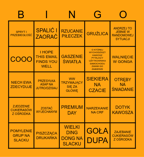 -W-y-J-e-B-i-N-g-O- Bingo Card