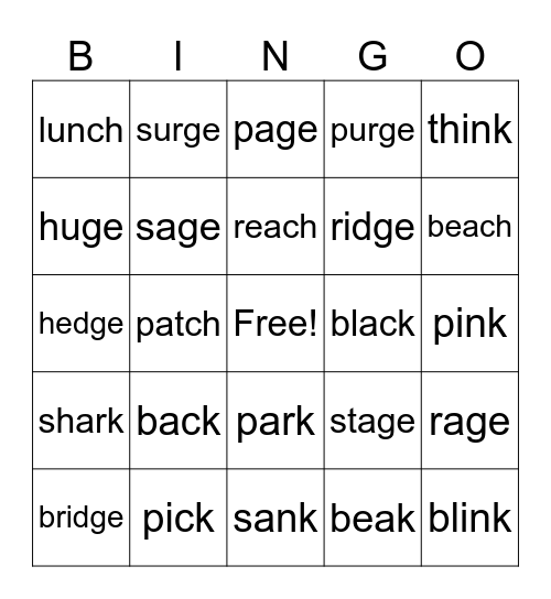 tricky endings Bingo Card