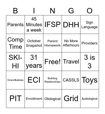 CAROL'S RETIREMENT 2025 Bingo Card