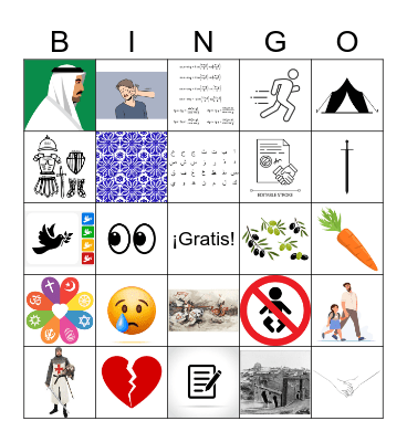 Rival 1-14 Bingo Card