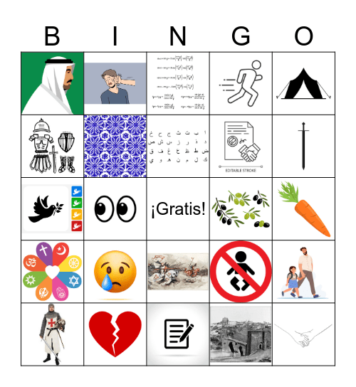 Rival 1-14 Bingo Card