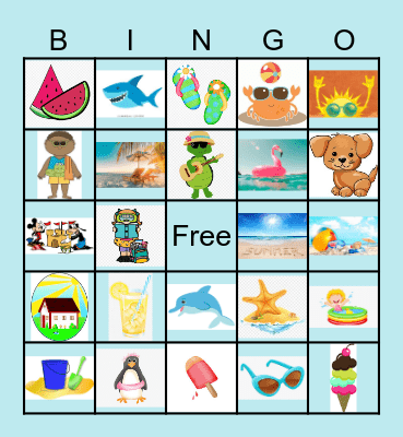 Bingo summer Bingo Card