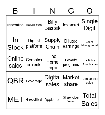 FY25 Q1 Bingo! Bingo Card