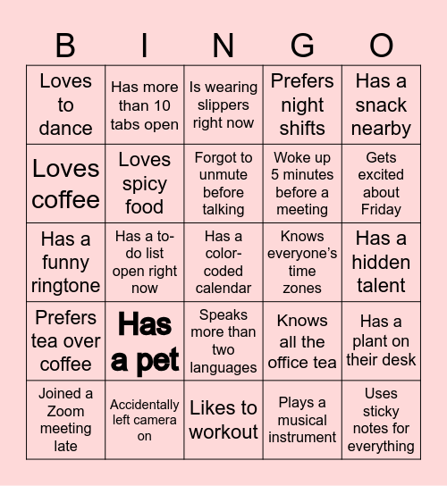 Bingo by Rameesha 👑 Bingo Card