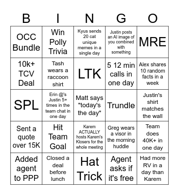 ST6 Bingo Card