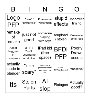 Bad Logo Bingo Card