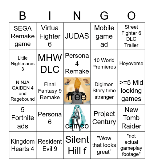 Summer Mid Fest 2025 bingo Card