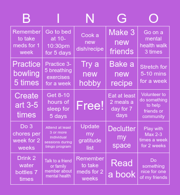 AD Bingo Card