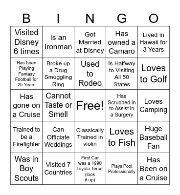 Fredericksburg Leader Diversity Bingo Card