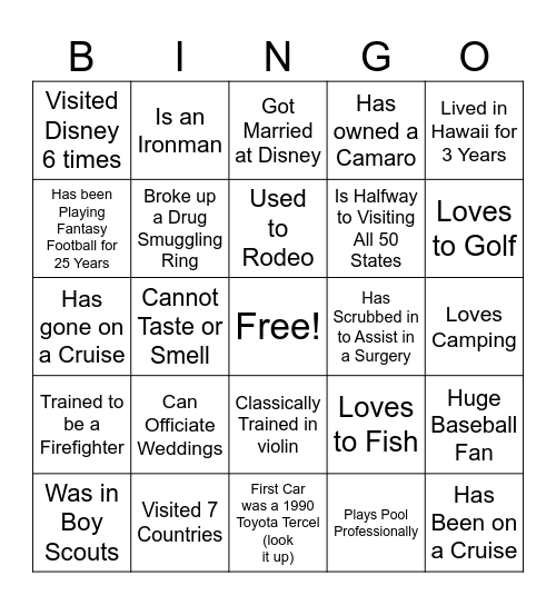 Fredericksburg Leader Diversity Bingo Card