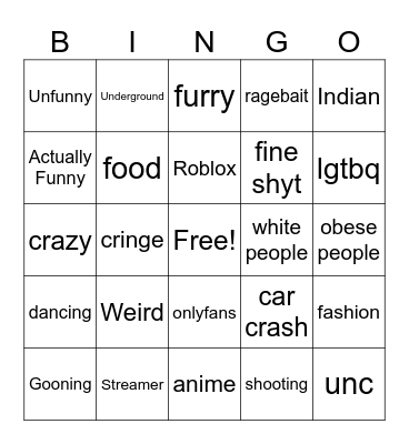 IG REELS + TIKTOK BINGOOOO Bingo Card