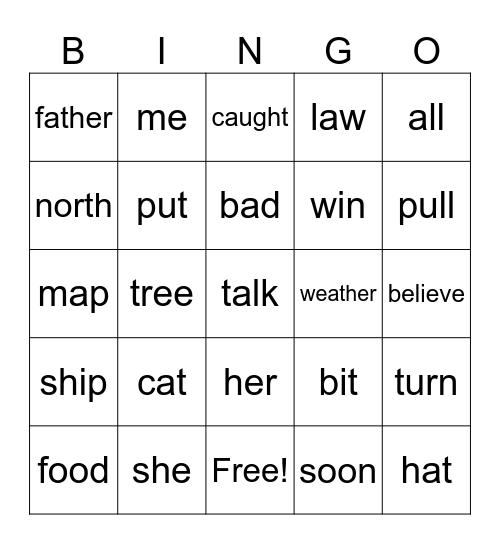 Say BINGO!!!! Bingo Card