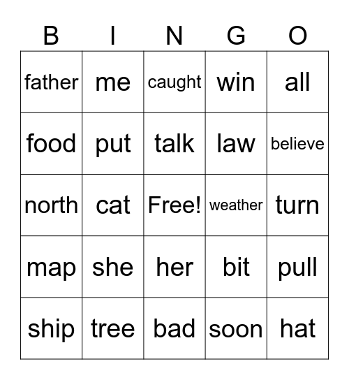Say BINGO!!!! Bingo Card