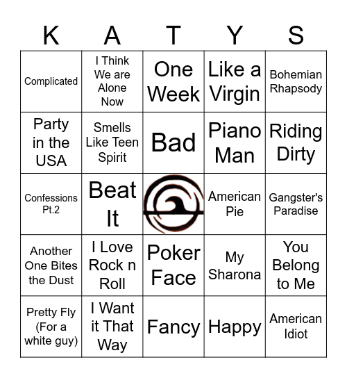 OG Tunes Weird Al Covered Bingo Card