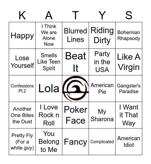 OG Tunes Weird Al Covered Bingo Card