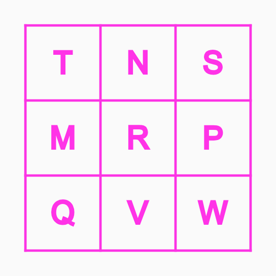 English sounds : Alphabets 2 Bingo Card