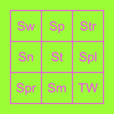 English sounds : Alphabets 6 Bingo Card