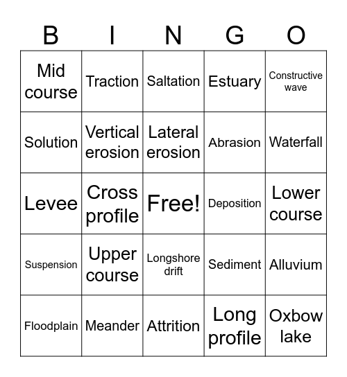 10B3 Summer Bingo Card