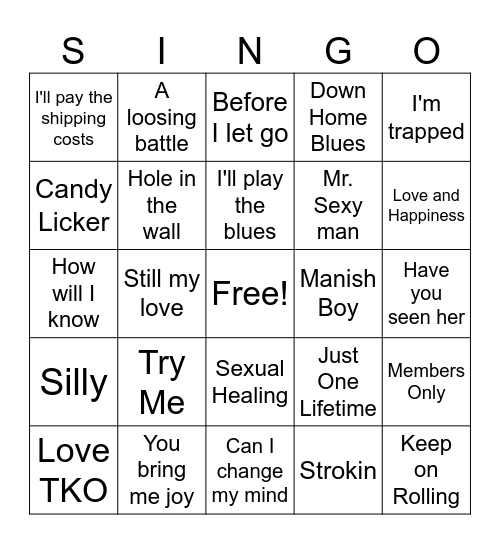 Happy Birthday Dolly Bingo Card