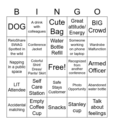 CCAW 2025 Bingo Card