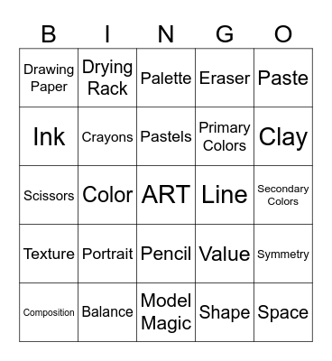 ARTROOM BINGO Card
