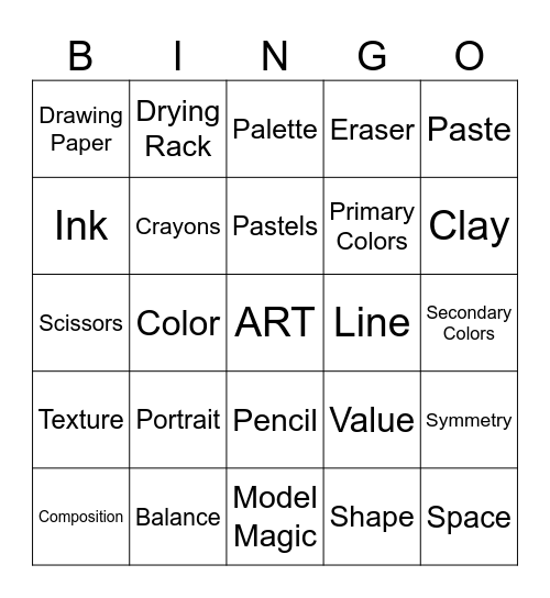 ARTROOM BINGO Card