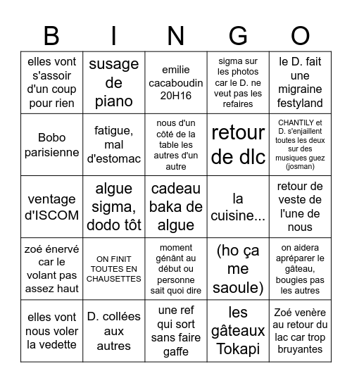 annif dlc Bingo Card