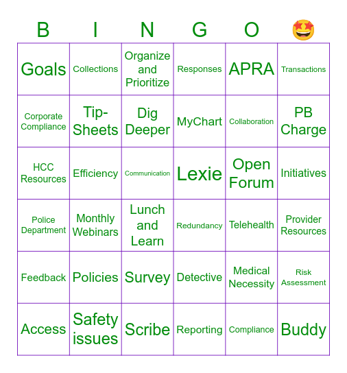 PN Manager Meeting - May 21st, 2025 Bingo Card
