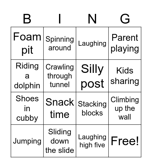 #1 Bingo Card