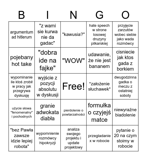 HIPOBINGO Card