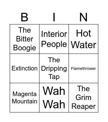 Lisbo 3 Bingo Card