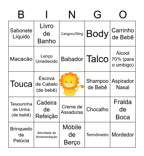 SARAFI DO BENTO Bingo Card