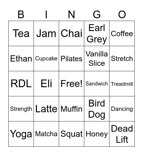 Avanti Biggest Morning Tea Bingo! Bingo Card