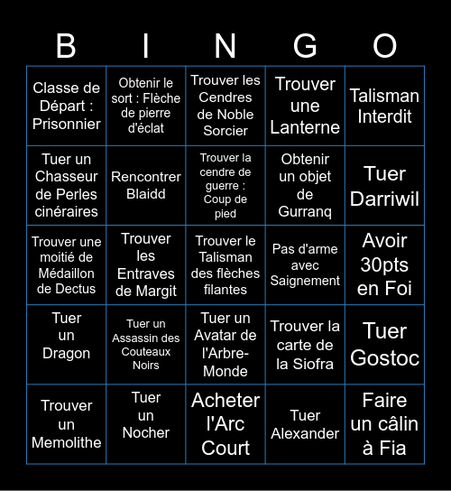 Bingo Ring Bingo Card