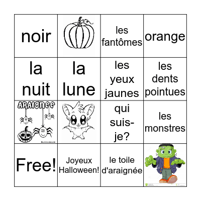 l'Halloween Bingo Card