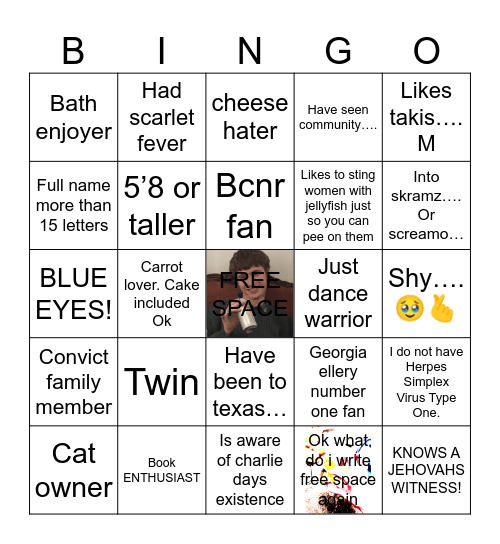 Beia Bingo Card