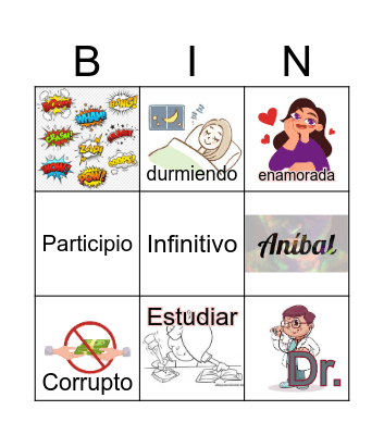 ESPAÑOL Bingo Card
